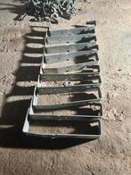 10 Steiger buis hekbeugels, Ophalen of Verzenden, Zo goed als nieuw, 250 mm of meer