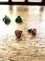 2 paar zilveren oorstekers, Sieraden, Tassen en Uiterlijk, Oorbellen, Ophalen of Verzenden, Zilver, Zilver