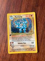 Pokémon - Machamp - 1st edition - base set, Ophalen of Verzenden, Zo goed als nieuw