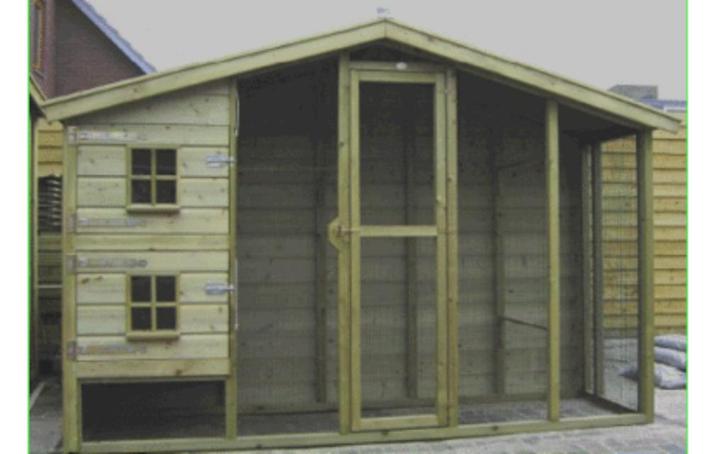 Kippenhokken met legbak  🥚kippenren op maat🐓, Dieren en Toebehoren, Pluimvee | Toebehoren, Nieuw, Kippenhok of Kippenren, Ophalen