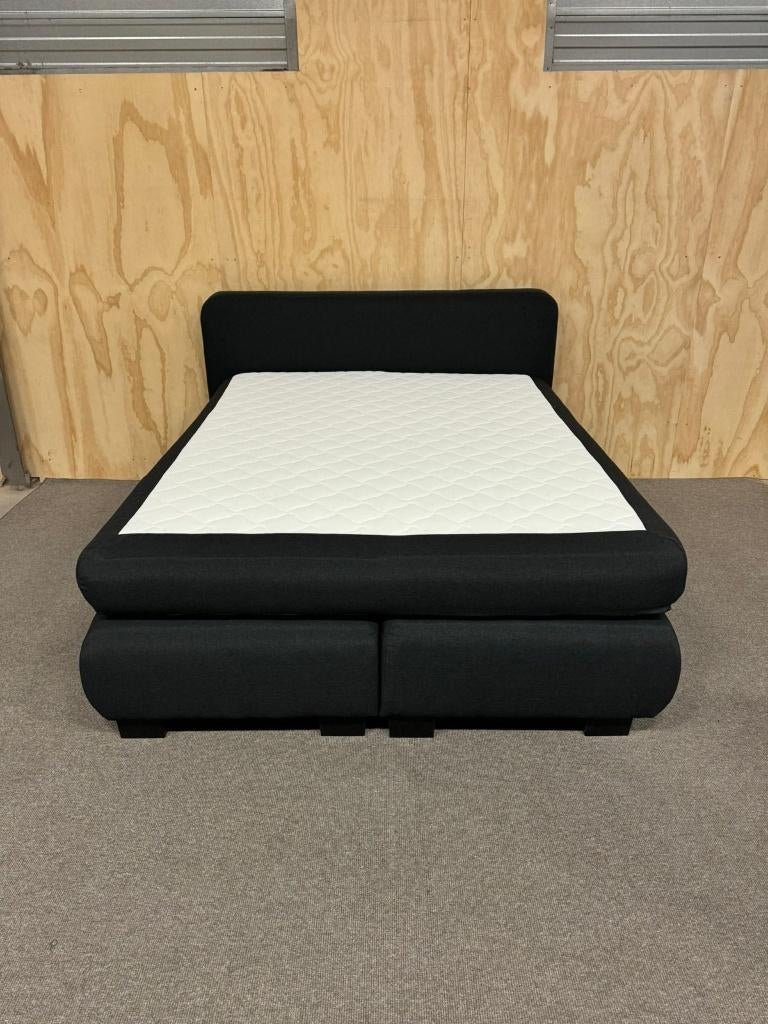 Nieuwe boxspring 160x200 cm inclusief topper tegen meerprijs, Zwart, Ophalen of Verzenden, 180 cm, 200 cm