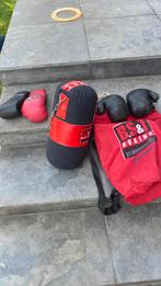 Boksen Bijsset handschoenen en boksbal, Sport en Fitness, Vechtsporten en Zelfverdediging, Maat XS of kleiner, Ophalen of Verzenden