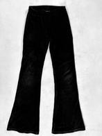 Rib velours flared broek zwart 146-152, Ophalen of Verzenden, Zo goed als nieuw, Meisje, Broek