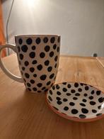 Gratis Kop en Schotel met Stippen, Ophalen of Verzenden, Zo goed als nieuw, Overige stijlen, Kop(pen) en/of Schotel(s)