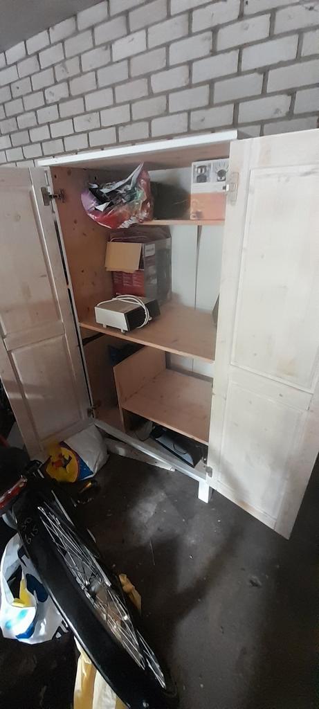 Computerkast ( echt hout), Huis en Inrichting, Kasten | Computermeubels, Gebruikt, 170 cm of meer, 70 tot 120 cm, Ophalen