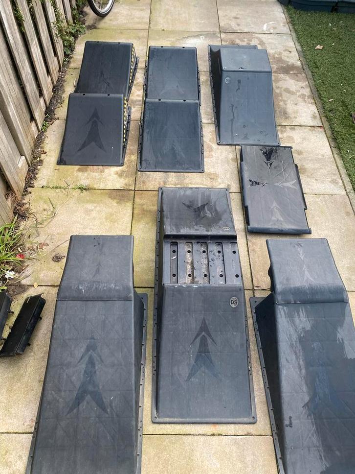 BMX/Freestyle Fiets / Step Rampen Set, Fietsen en Brommers, Fietsen | Crossfietsen en BMX, Gebruikt, Minder dan 16 inch, Aluminium