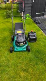 Grasmaaier geleverd met benzine en olie., Tuin en Terras, Grasmaaiers, Cirkelmaaier, Ophalen of Verzenden, Gebruikt