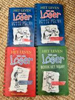 Boeken set 4 Het leven van een Loser boeken, Ophalen of Verzenden, Zo goed als nieuw, Verhalen