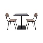 Complete horeca tafels 67x67cm, Bistro tafel melamine, Huis en Inrichting, Tafels | Eettafels, Gebruikt