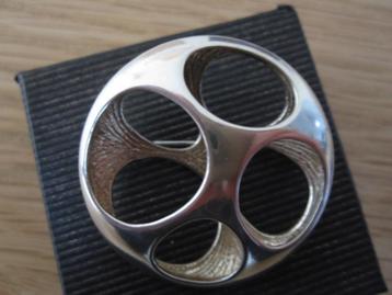 Zilveren broche - RIET NEERINCX - jaren 60. beschikbaar voor biedingen