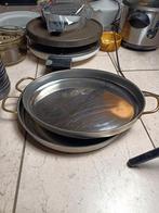 Set van 2 RVS Dienbladen, Ophalen of Verzenden, Gebruikt