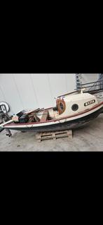 Kleine opduwer met 2x inboord moter erbij leuk project, Watersport en Boten, Ophalen, Gebruikt, Motor en Techniek