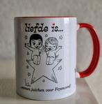 Beker Liefde is Samen juichen voor Feijenoord, Huis en Inrichting, Keuken | Servies, Ophalen of Verzenden, Zo goed als nieuw, Overige stijlen