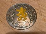Schotse badge voor klassieke auto grille, Ophalen of Verzenden, Gebruikt, Stad of Land, Button