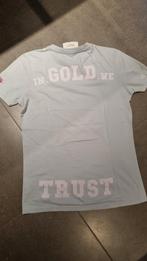 In Golden we Trust t-shirt, Nieuw, Maat 46 (S) of kleiner, Ophalen of Verzenden, In gold we trust