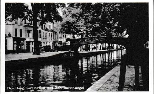 DEN HAAG - ZWARTEWEG met Z.O. BUITENSINGEL, Verzamelen, Ansichtkaarten | Nederland, Ongelopen, Zuid-Holland, Ophalen of Verzenden