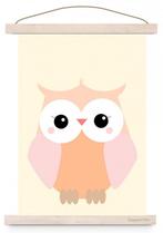 Kinderposter Poster Uil Pastel A3 Designed4kids, Ophalen of Verzenden, Nieuw, Wanddecoratie