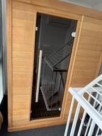 Finse Sauna met infrarood en kachel zgan, Sport en Fitness, Sauna, Ophalen, Zo goed als nieuw