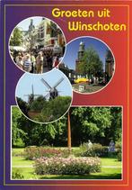 Groeten uit Winschoten - 4 afb o.a. molen park - 1997 gelope, Verzamelen, Ansichtkaarten | Nederland, Ophalen of Verzenden, Voor 1920