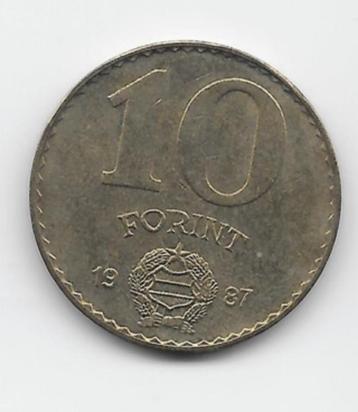 Hongarije 10 forint 1987 KM# 636 beschikbaar voor biedingen