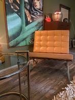 2x Originele Alivar Mies van der Rohe, Barcelona Chairs  ‘90, Ophalen, Gebruikt, 75 tot 100 cm