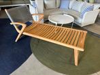 Exclusief ligbed - sunlounger TEAK + ROPE SUNS, Ophalen, Nieuw, Aluminium