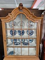 Antieke vitrinekast, Ophalen, 100 tot 150 cm, 200 cm of meer, Zo goed als nieuw