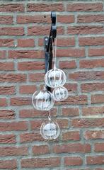 Prachtige set van 4 x glazen mondgeblazen kerstballen., Verzenden, Zo goed als nieuw