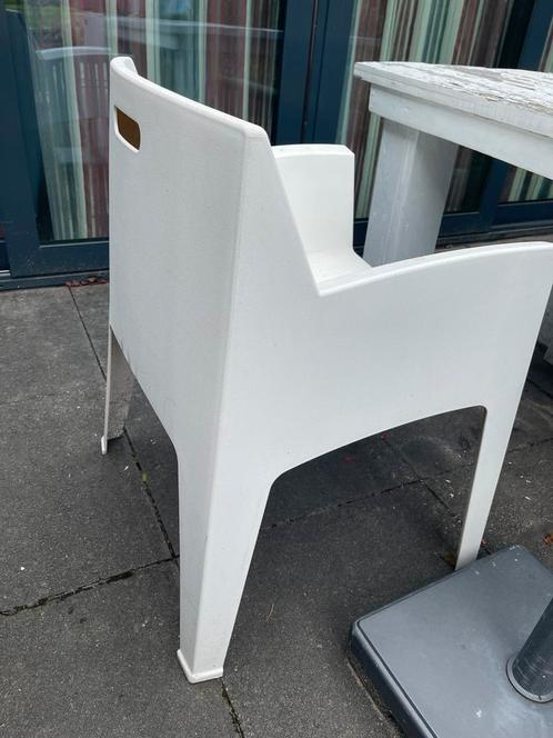 Houten tuintafel ter overname (80h-100br-220L), Tuin en Terras, Tuintafels, Gebruikt, Rechthoekig, Hout, Ophalen