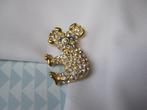 Broche koala beertje met heldere rijnsteentjes, Met kristal, Overige materialen, Overige kleuren, Verzenden