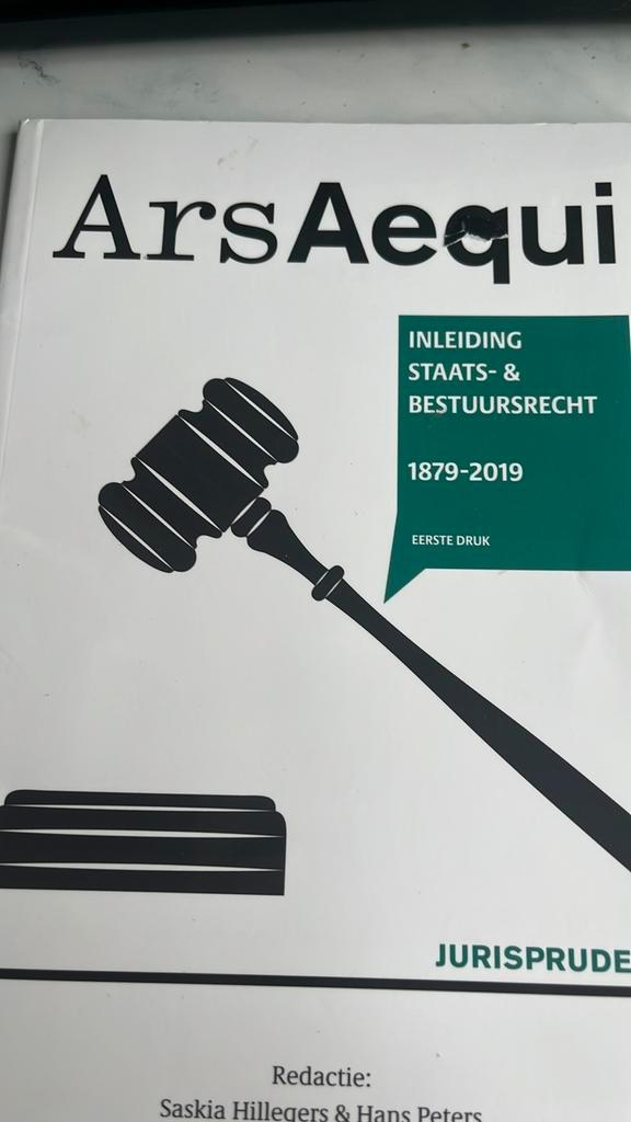 Jurisprudentie Inleiding Staats- en bestuursrecht 1879-2019, Boeken, Wetenschap, Zo goed als nieuw, Ophalen of Verzenden