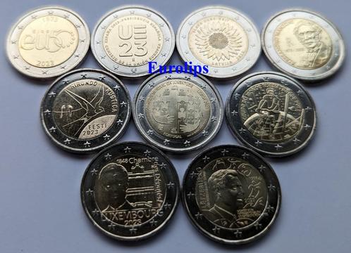 Alle speciale 2 euromunten bij Eurolips - update 5-apr-2024, Postzegels en Munten, Munten | Europa | Euromunten, Losse munt, 2 euro