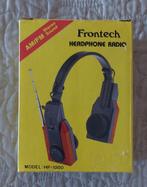 Frontech Rood Headphone Radio, Overige merken, Zo goed als nieuw, Draadloos, Op oor (supra aural)