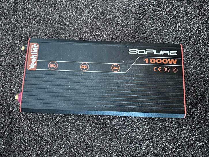 SoPure 1000W Omvormer & Varta Accu, Caravans en Kamperen, Caravan accessoires, Gebruikt, Ophalen