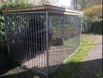 Hondenverblijf/-kennel +/- 300x200 cm gegalvaniseerd ZGAN, Ophalen, Hondenkennel, 110 cm of meer, 100 cm of meer