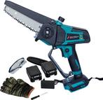 Nieuwe accu mini kettingzaag hand kettingzaag takkenzaag, Ophalen, Zo goed als nieuw