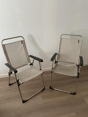 Lafuma  alu Victoria 2  stoelen opklapbaar vraagprijs €70 beschikbaar voor biedingen