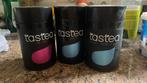 Tastea 3 potten, Ophalen of Verzenden, Zo goed als nieuw, Overige materialen, Minder dan 25 cm