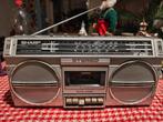 Sharp GF-4343 Jaren 80 Boombox Ghetto Blaster cassettedeck, Ophalen of Verzenden, Enkel, Overige merken