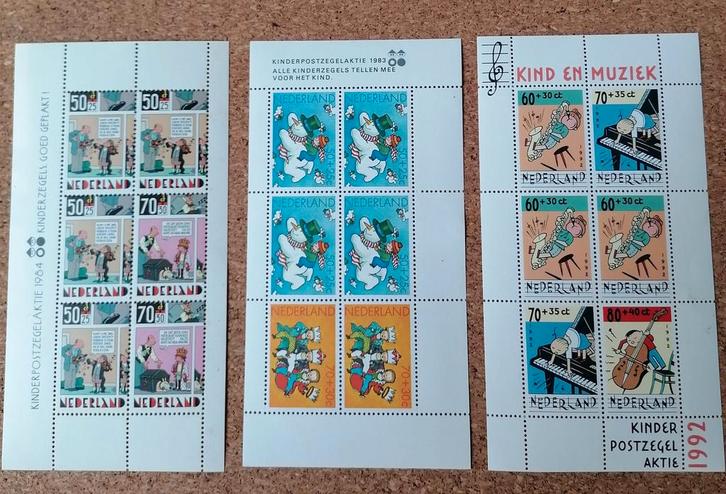 Nederlandse Kinderpostzegels 1984 & 1992, Postzegels en Munten, Postzegels | Volle albums en Verzamelingen, Nederland, Ophalen of Verzenden