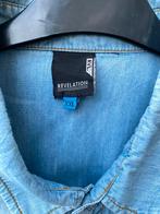 Jeansshirt/overhemd lichtblauw maat XXL, Nieuw, Blauw, Halswijdte 43/44 (XL), Ophalen of Verzenden