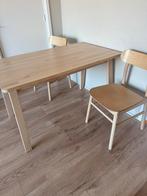 Eettafel 125x74x74 massief berkenhout NORRÅKER, Huis en Inrichting, Ophalen, Gebruikt, 100 tot 150 cm, Overige typen