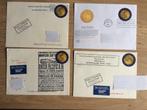 Amerika 4 enveloppe met Maanpostzegel uit 2016, Ophalen of Verzenden, Envelop