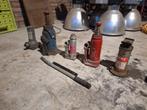 Diverse potkrikken - 5 stuks, Auto diversen, Krikken, Ophalen of Verzenden, Gebruikt, Hydraulisch, Potkrik