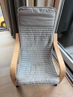 IKEA Poang kinderfauteuil + 2 overtrekken, Huis en Inrichting, Stoelen, Ophalen, Zo goed als nieuw, Hout, Eén