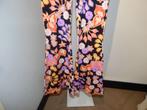 Stieglitz flared broek kleurrijke retro bloemen print ZGAN, Overige kleuren, Verzenden, Stieglitz, Zo goed als nieuw