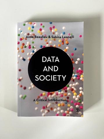 Boek: Data and Society (HBO Master Data-Driven Design) beschikbaar voor biedingen