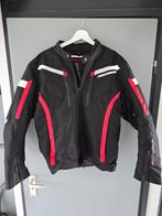 Motorjas Herobiker - Zwart/Rood, Motoren, Jas | textiel, Heren, Herobiker, Ophalen of Verzenden