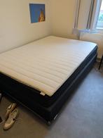 Luxe boxspring van Jysk, Ophalen, Gebruikt, Tweepersoons, 140 cm