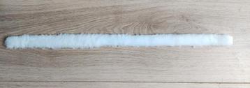 50 cm wit pluche voor hobbyhorse halster